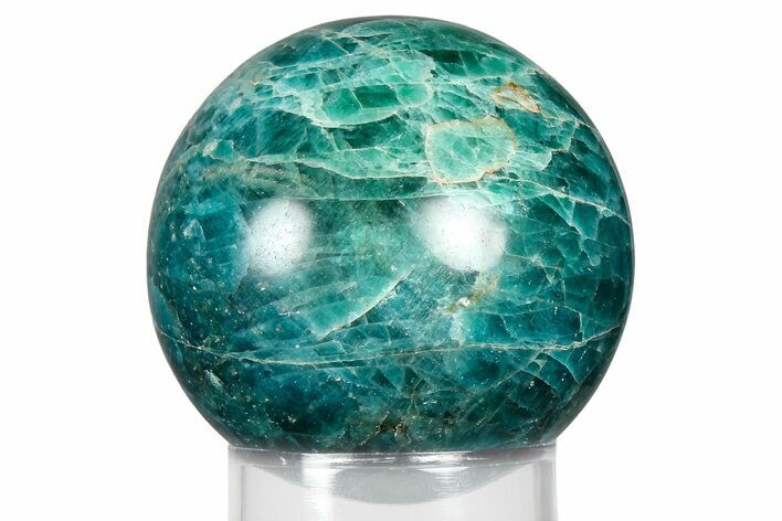 Bright Blue Apatite Sphere - Madagascar #367051